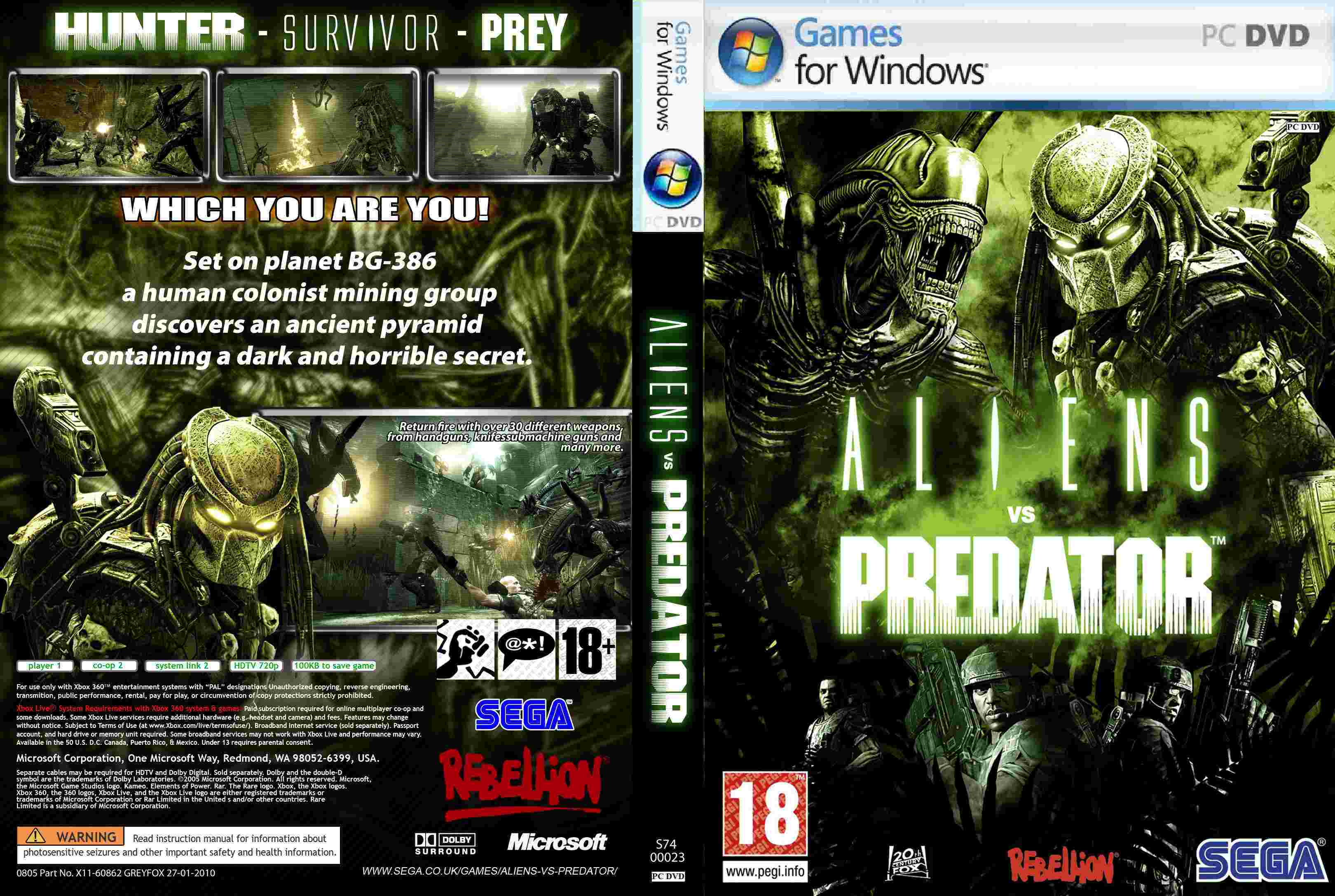 Alien vs predator collection steam фото 101