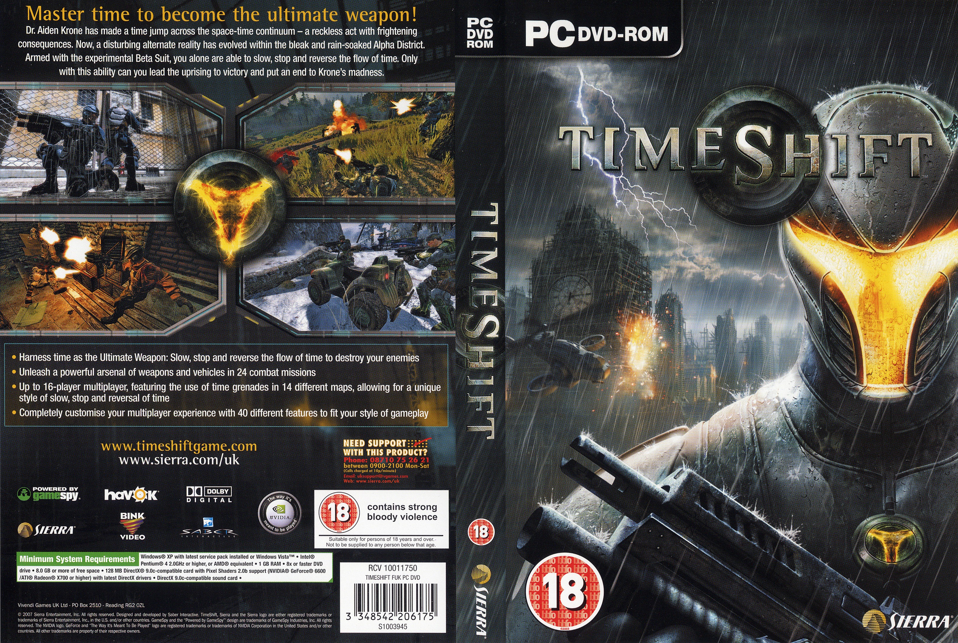 Ответы игр на компьютер. Компьютерная игра Timeshift. Timeshift 2. Timeshift 2007. Timeshift обложка.