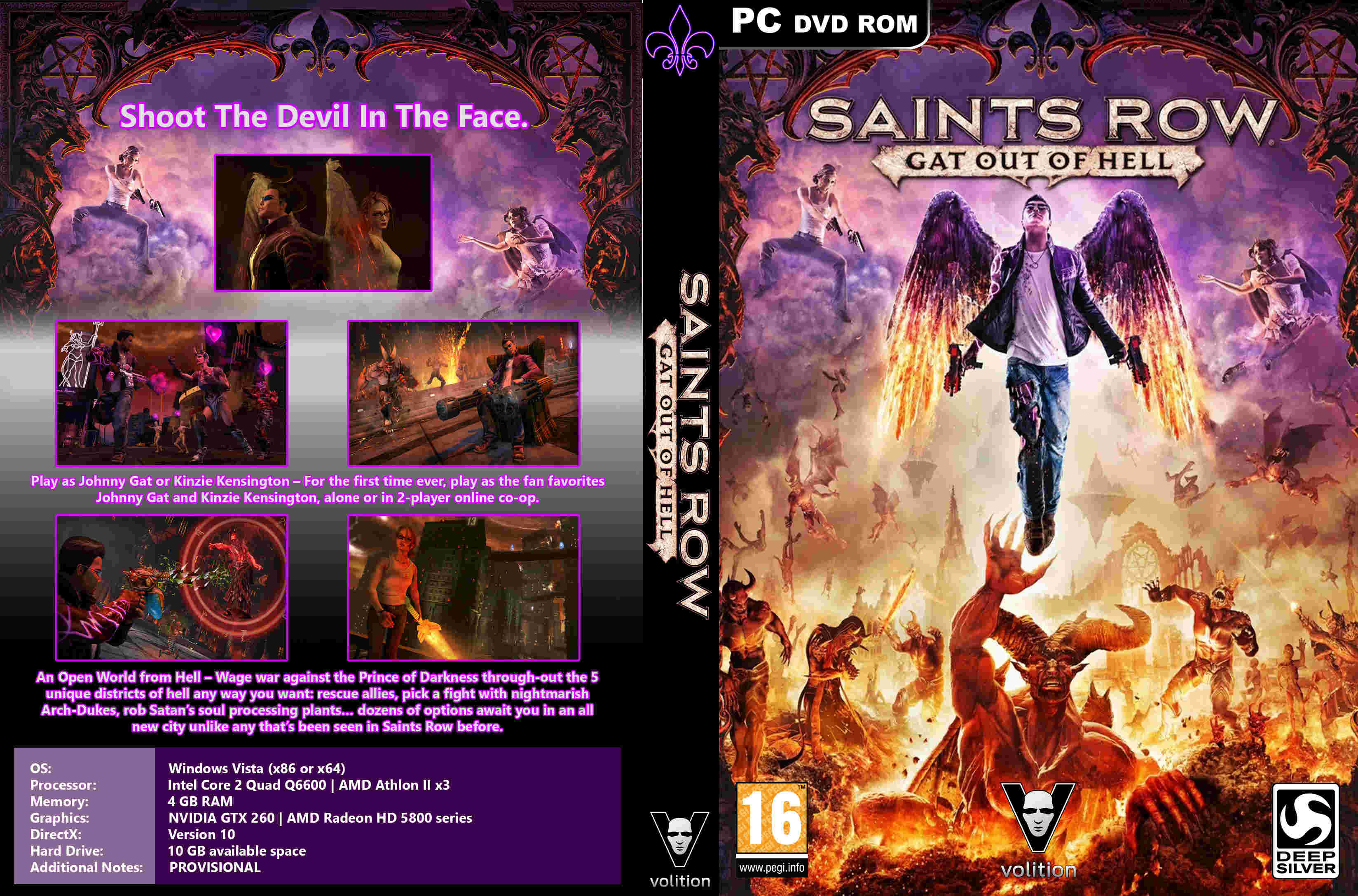 Saints Row: Gat Out of Hell ( 2dvd.